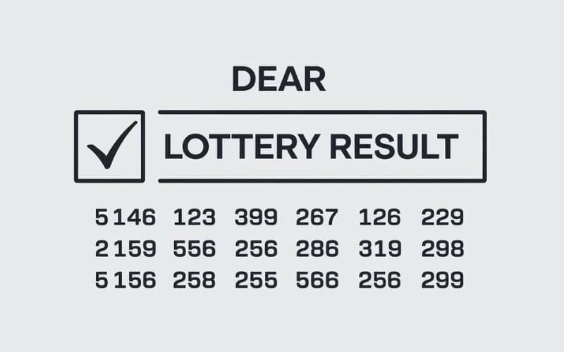 dear lottery result